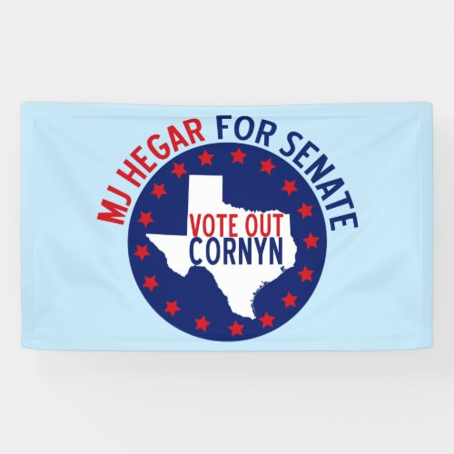 MJ Hegar for Senate Banner
