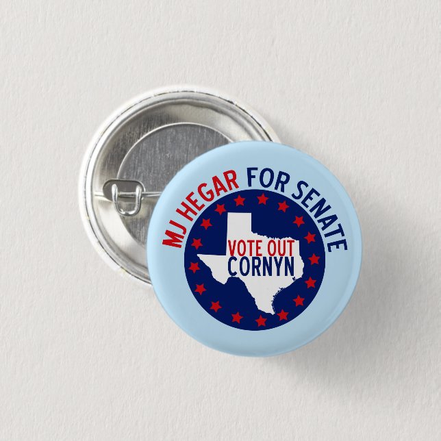 MJ Hegar for Senate Button (Front & Back)