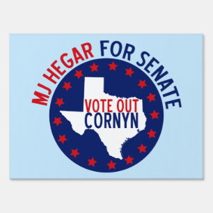 MJ Hegar for Senate Sign