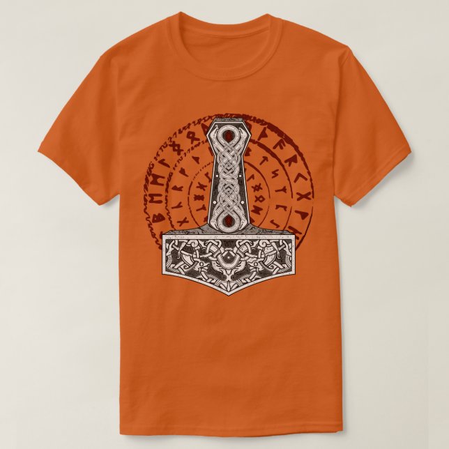 Mjlnir Odin Valhalla 1 T-Shirt (Design Front)