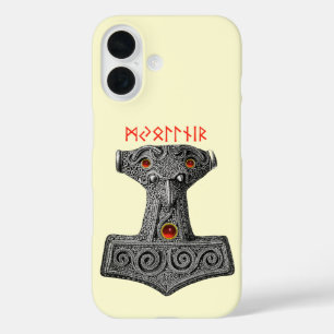 MJOLNIR Hammer of Thor, Viking Mythology T-Shirt C iPhone 16 Case