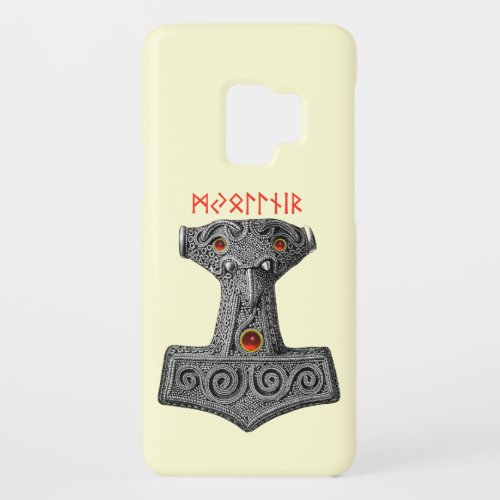 MJOLNIR Hammer of Thor Viking Mythology T_Shirt C Case_Mate Samsung Galaxy S9 Case