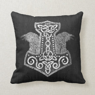 Mjolnir - the hammer of Thor Throw Pillow