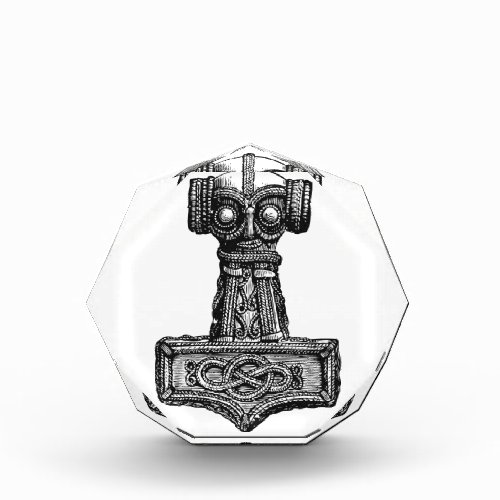 Mjolnir Thors Hammer Acrylic Award