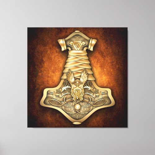 Mjolnir _ Thors Hammer Canvas Print