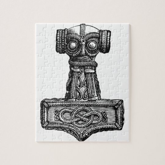 Mjolnir Thor's Hammer Jigsaw Puzzle