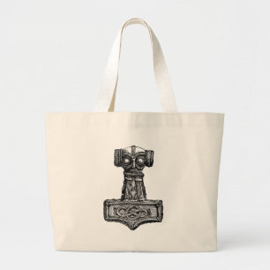 Mjolnir: Thor's Hammer Large Tote Bag