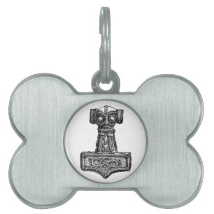 Mjolnir: Thor's Hammer Pet Tag