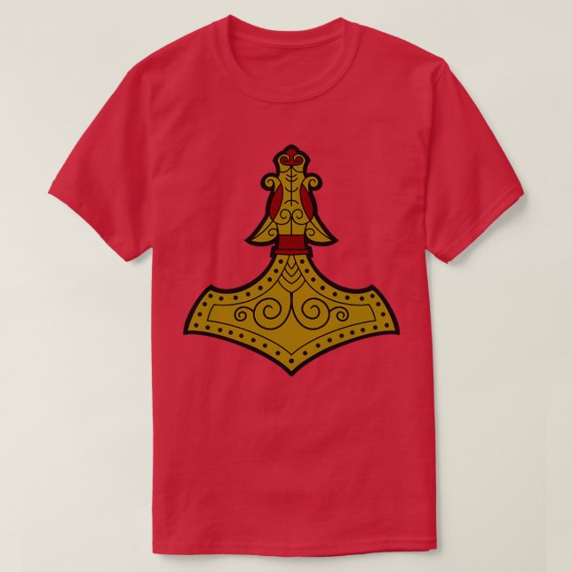 Mjolnir Thors hammer T-Shirt (Design Front)