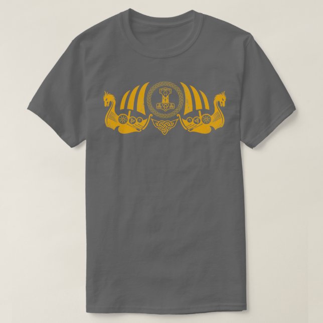 Mjolnir viking norse mythology T-Shirt (Design Front)