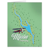 Mjøsa Norway lake map (Front)