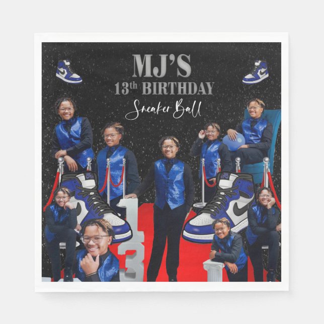 MJ's sneaker ball Napkins (Front)