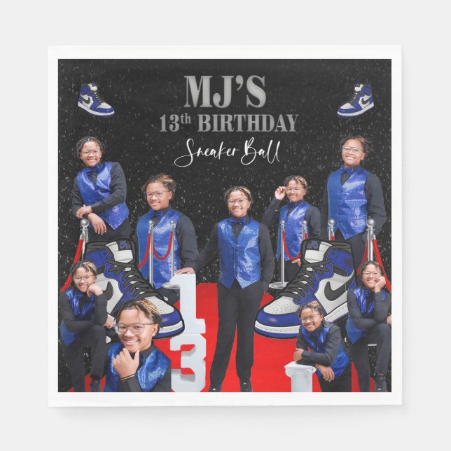 MJ's sneaker ball Napkins (Front)