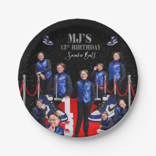 MJ's sneaker ball Paper Plates