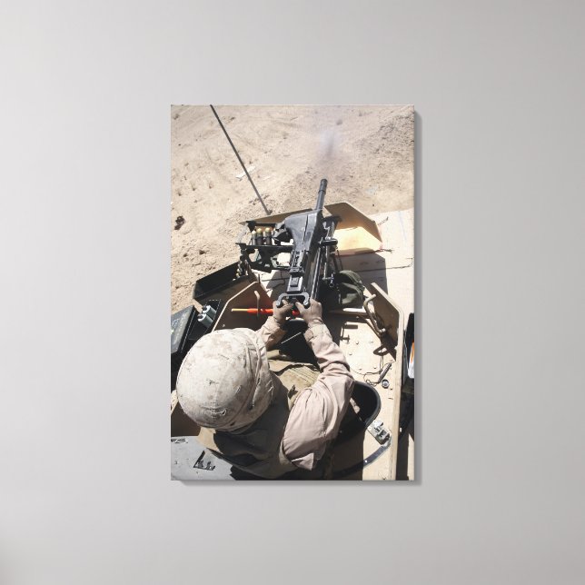 MK-19 automatic grenade launcher Canvas Print (Front)