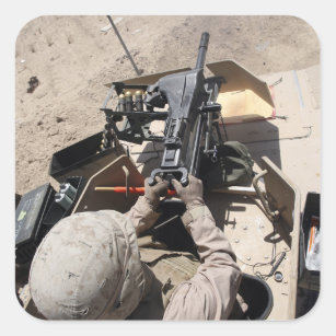 MK-19 automatic grenade launcher Square Sticker