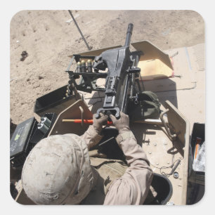 MK-19 automatic grenade launcher Square Sticker
