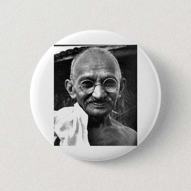 MKGandhi Button (Front)