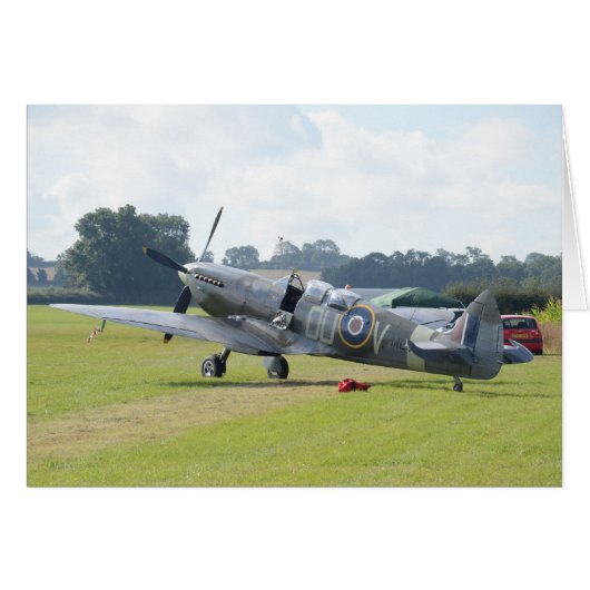 MkIX Spitfire At Rest Cards (Front Horizontal)