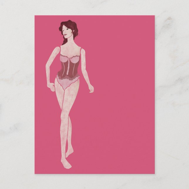 m'lady mannequin postcard (Front)