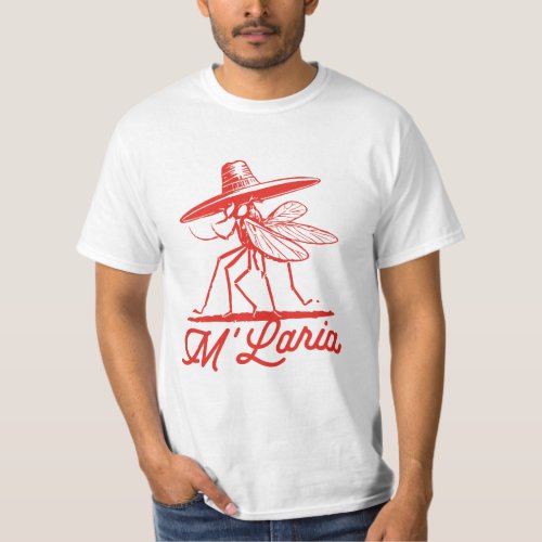 MLARIA FUNNY MOSQUITO   T_Shirt