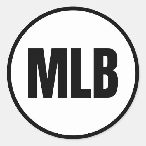 MLB _ Melbourne Classic Round Sticker