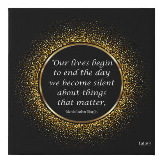 MLK QUOTE CANVAS PRINT