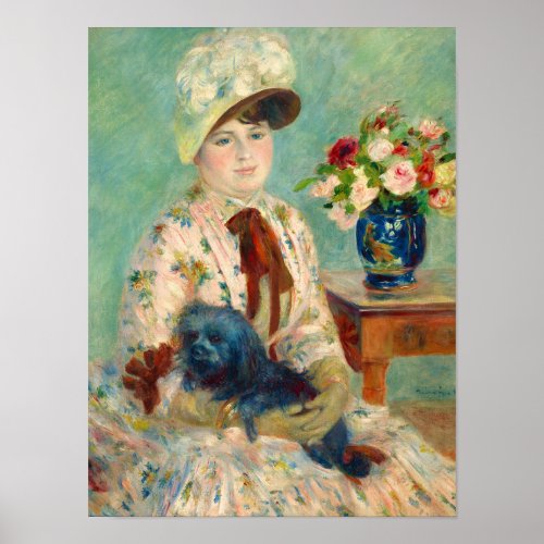 Mlle Charlotte Berthier by Pierre_Auguste Renoir Poster