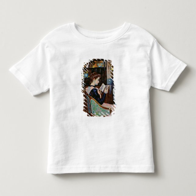 Mlle. Guillaumin reading, 1907 Toddler T-shirt (Front)