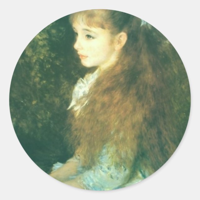 Mlle_Irene_Cahen_Anvers Classic Round Sticker (Front)