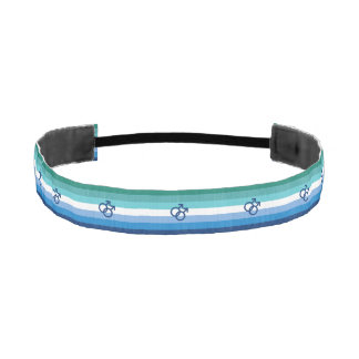 MLM Gay Male Pride Flag Athletic Headband