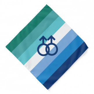 MLM Gay Male Pride Flag Bandana