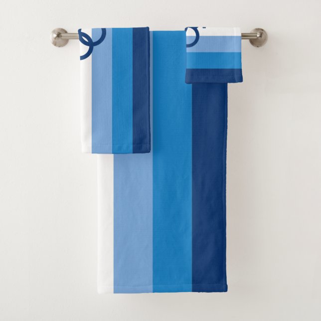MLM Gay Male Pride Flag Bath Towel Set (Insitu)