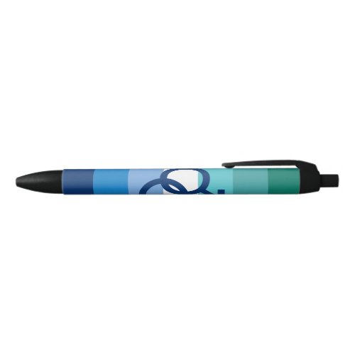 MLM Gay Male Pride Flag Black Ink Pen