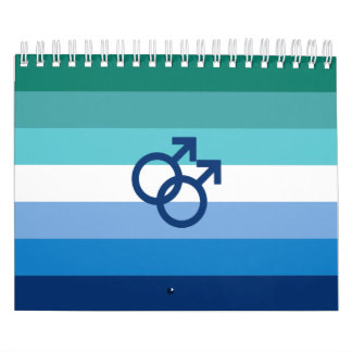 MLM Gay Male Pride Flag Calendar