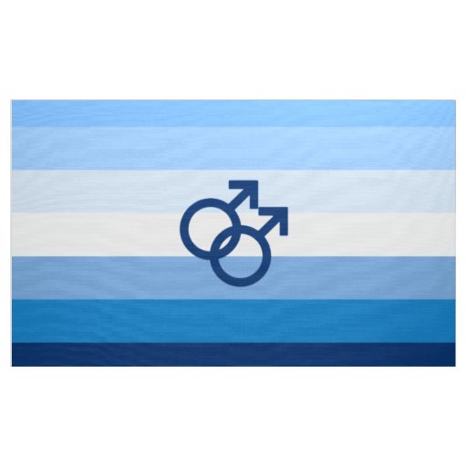 MLM Gay Male Pride Flag Fabric