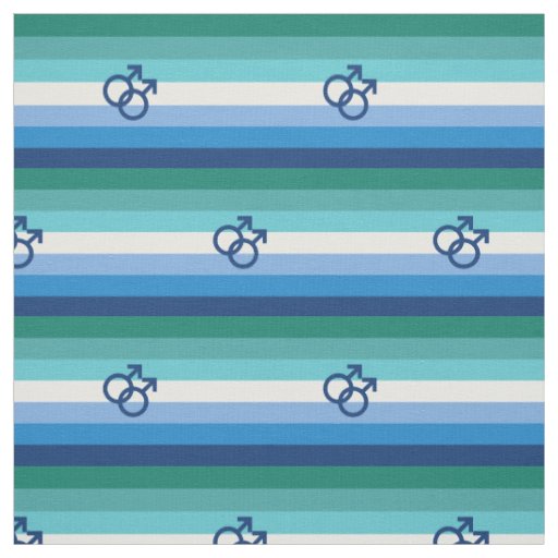 MLM Gay Male Pride Flag Fabric