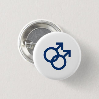 MLM Gay Men Gender Symbol Button