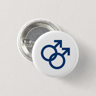 MLM Gay Men Gender Symbol Button