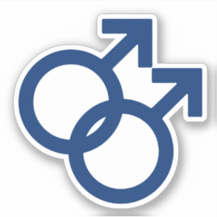 MLM Gay Men Gender Symbol Sticker