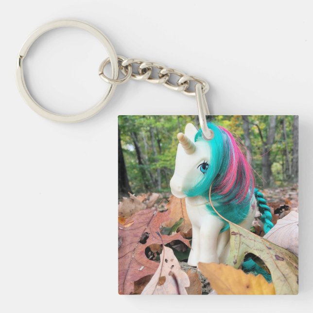 MLP Gusty in Autumn Leaves Keychain (Front)