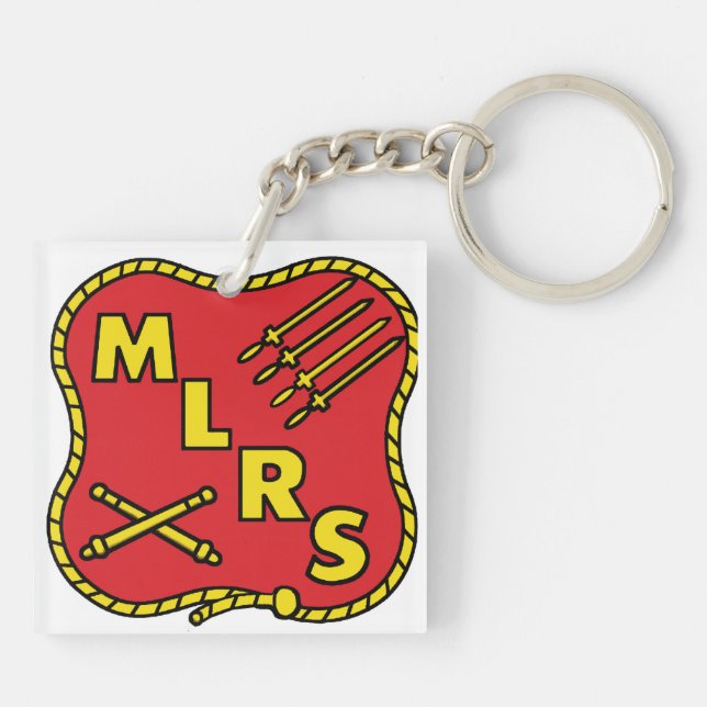 MLRS Field Artillery Keychain (Back)