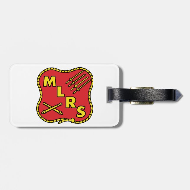 MLRS Field Artillery Luggage Tag (Back Horizontal)