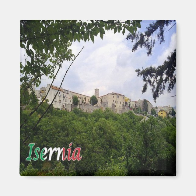 MLS015 ISERNIA, Glimpse, Molise, Italy, Fridge Magnet (Front)