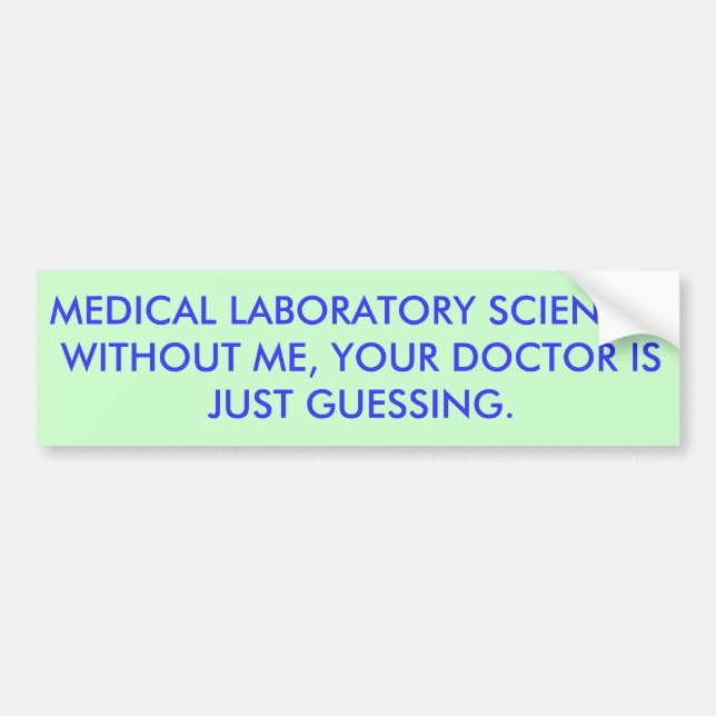 MLS Doctor Guessing Bumper Sticker (Front)