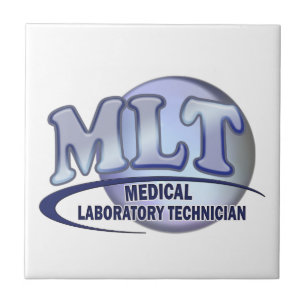 MLT FunBlue LOGO - MEDICAL LABORATORY TECHNICIAN Tile