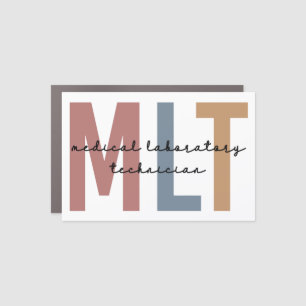 MLT Medical Laboratory Technician Medical Lab Tech Car Magnet