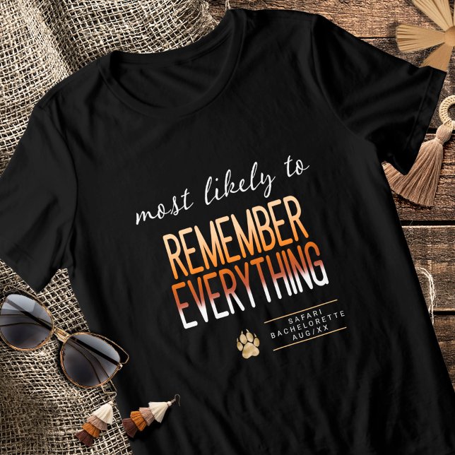 MLT Remember Everything Bachelorette ID1156 Tri-Blend Shirt (Creator Uploaded)