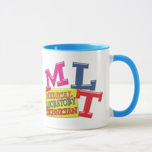 MLT WHIMSICAL FUN ACRONYM LETTERS LABORATORY MUG