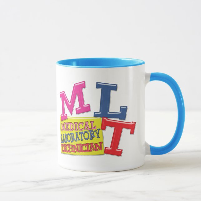 MLT WHIMSICAL FUN ACRONYM LETTERS LABORATORY MUG (Right)